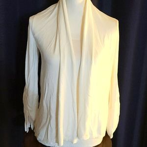 Express white cover up sweater